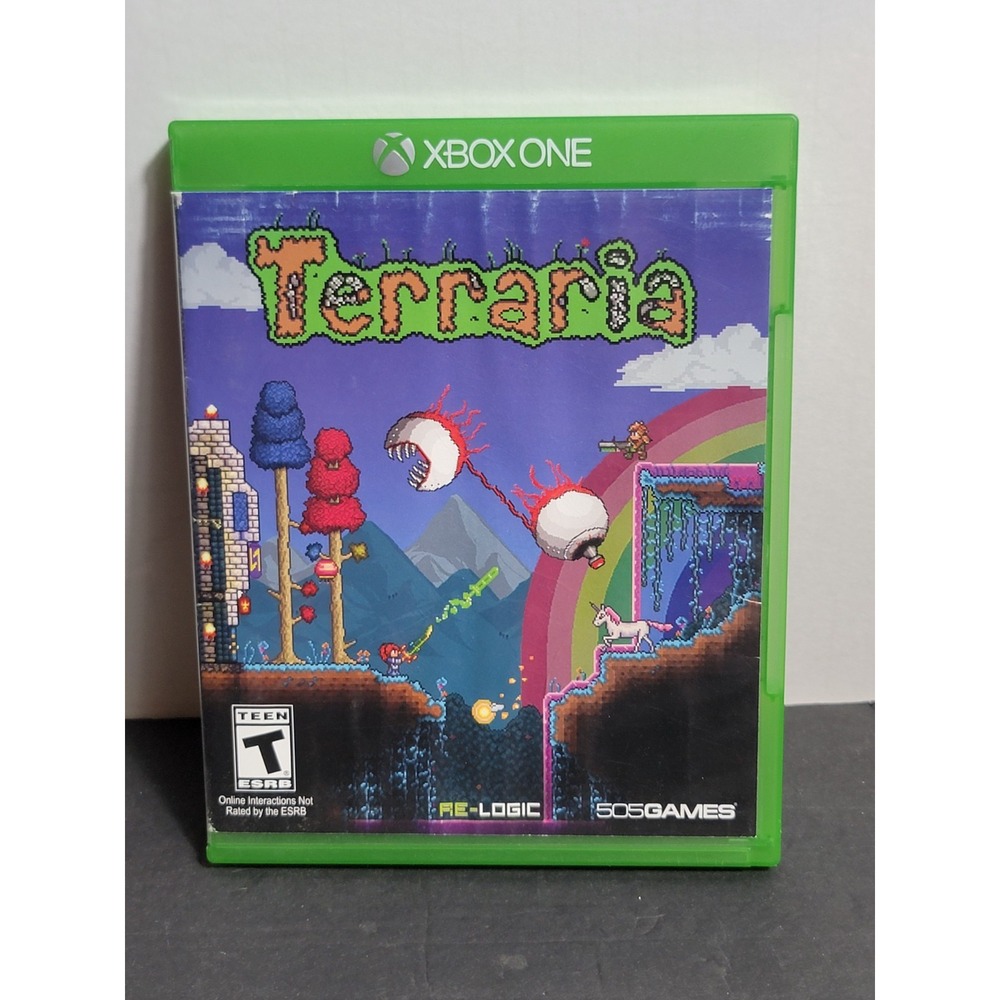 Terraria Microsoft Xbox One 2014 Action Adventure Game CIB 0812872018317